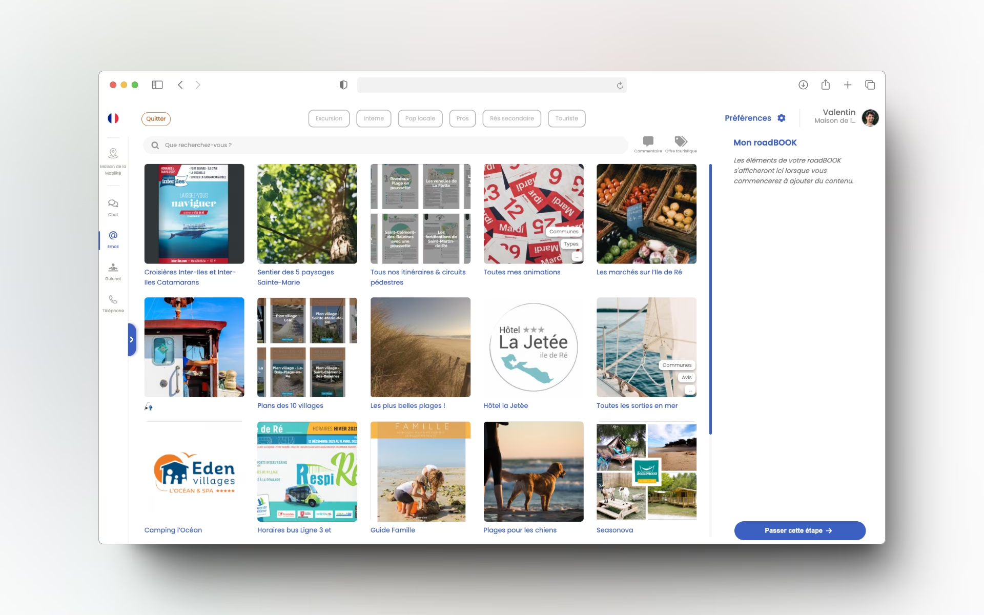 RoadBOOK project screenshot
