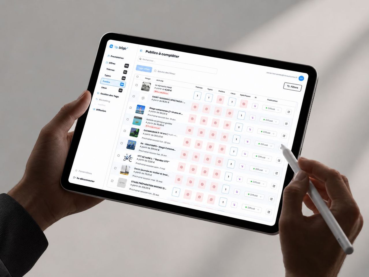 Youbook — e-commerce for tourism destinations visual 3